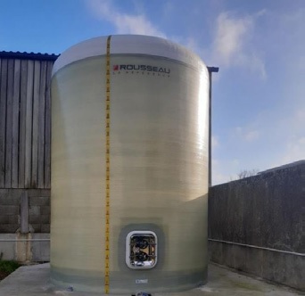 Citerne engrais liquide 30 m&sup3; polyester durable